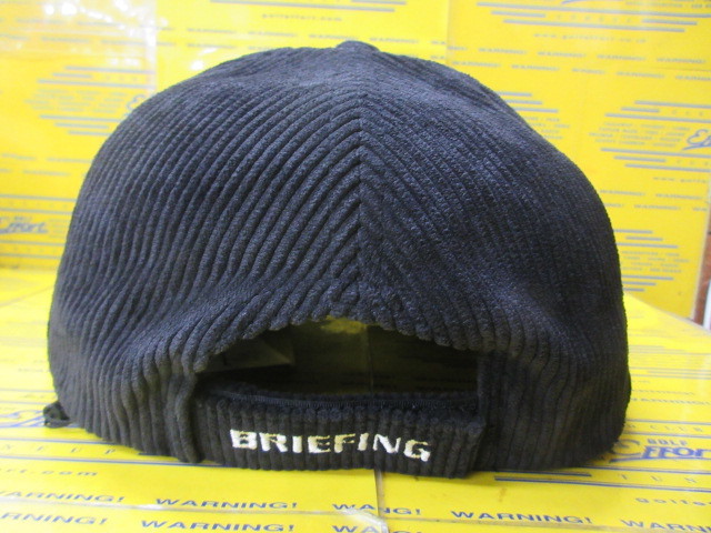 BRIEFING MS CORDUROY CAP BRG223M89 Blackのスペック詳細 | 中古