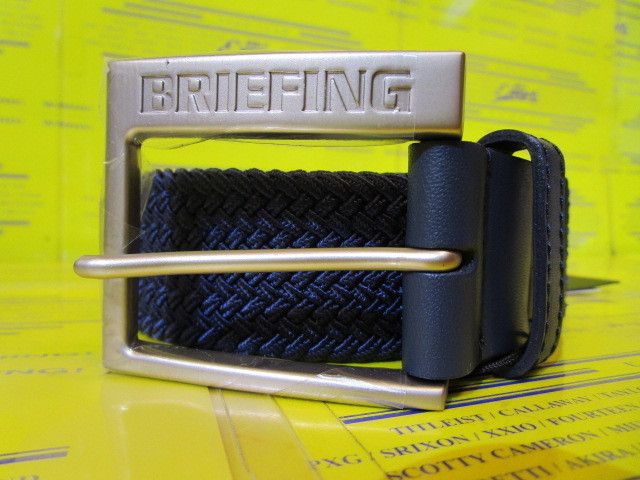 BRIEFING SQUARE BUCKLE MESH BELT L BRG221M01 Navyのスペック詳細