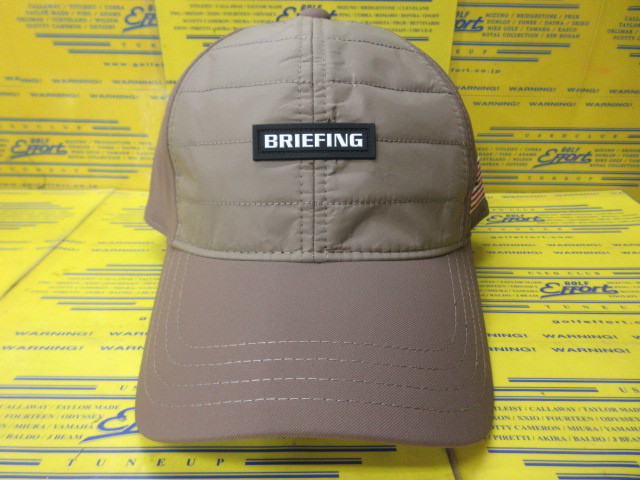 BRIEFING MS QUILTING CAP BRG223M88 Coyoteのスペック詳細
