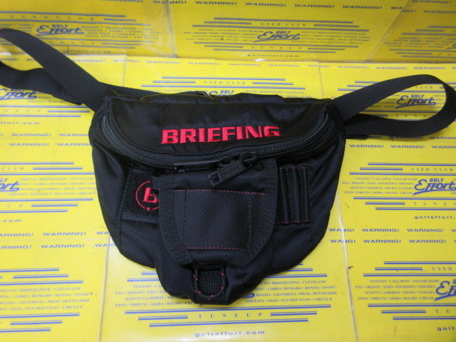 BRIEFING ROUND WAIST POUCH ECO TWILL BRG223EA00 Blackのスペック