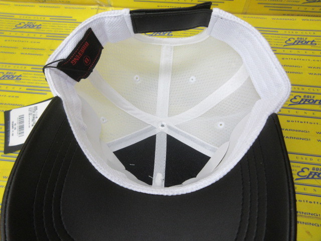 BRIEFING MS LEATHER INITIAL MESH CAP BRG231M89 Blackの