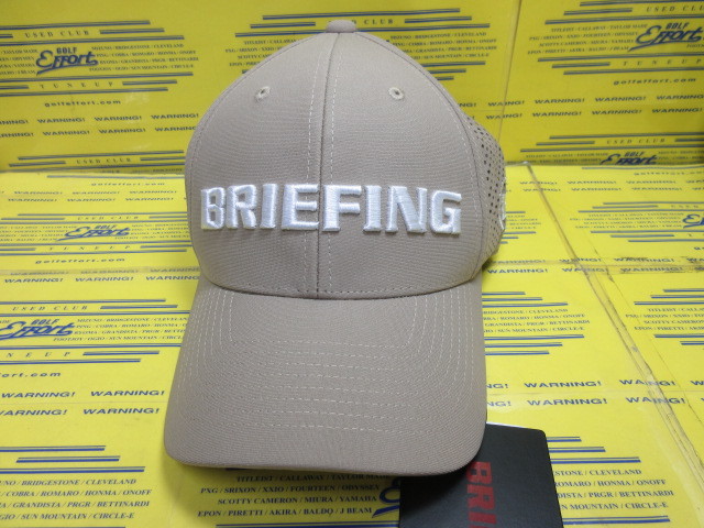 BRIEFING MS TOUR PUNCHING MESH CAP BRG231MA60 Beigeのスペック詳細