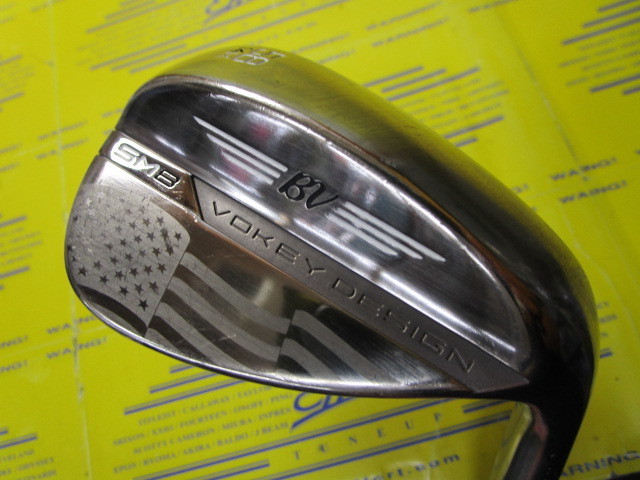 タイトリスト/CUSTOM VOKEY SM8 Brushed Steel USA Flag Limitedの中古 