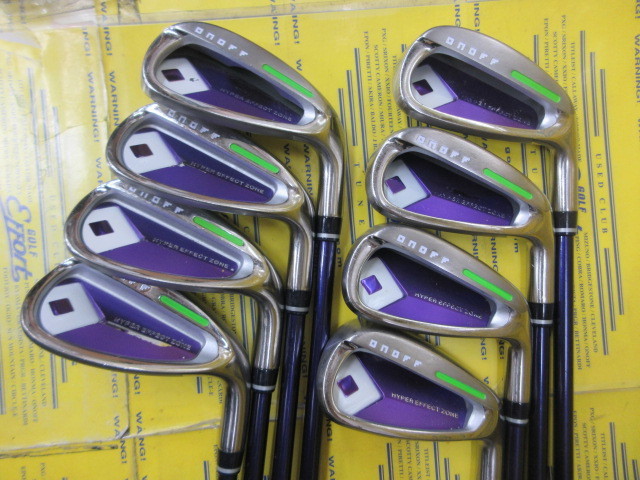 ONOFF(オノフ) ONOFF LADY Iron ゴルフ アイアン4本セット SMOOTH KICK LP-423I 2023年モデル ONOFF(オノフ) 2021レディース アイアン #6 FLEX L オノフ アイアン