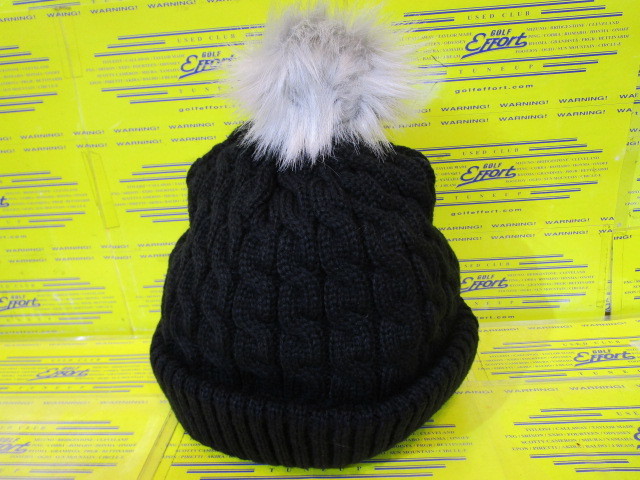 タイトリスト ゴルフ ケーブルニット ポンポン ビーニー ユニセックス
