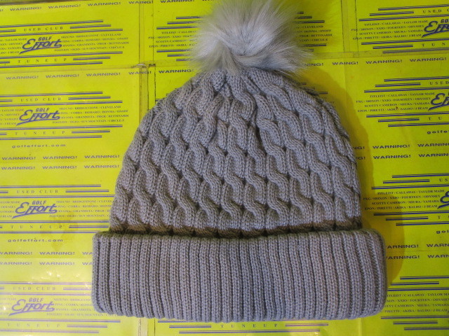 タイトリスト ケーブルニット ポンポン ビーニー TH23WCKNP Light Gray
