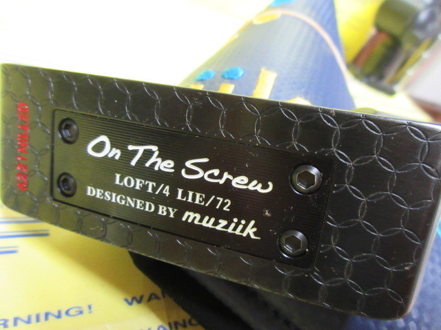 ムジーク/On The Screw 6221(ショートスラント）BLACK FINISHの