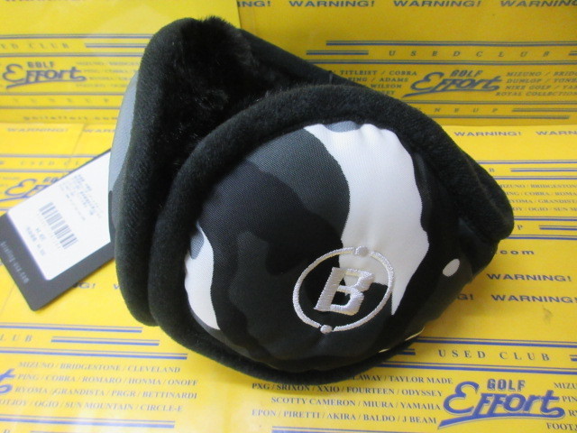 BRIEFING<br>CAMO EAR MUFF BRG233F06 Black
