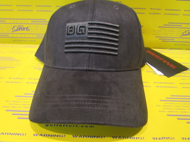 BRIEFING<br>MS SUEDE CAP BRG233M70 Charcoal