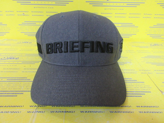 BRIEFING<br>MS BACK VERTICAL LOGO CAP PRO BRG233MA6 Charcoal