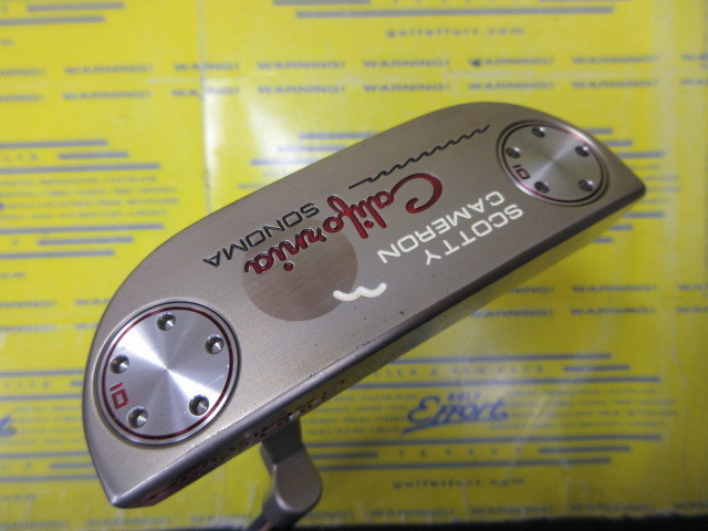 中古◎スコッティキャメロン california SONOMA パター スコッティ キャメロン/CALIFORNIA SONOMAの中古ゴルフクラブ