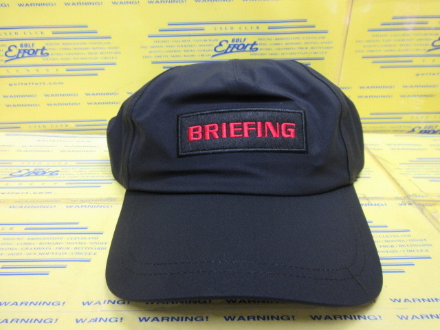 BRIEFING<br>MS WATERPROOF CAP BRG241M95 Black