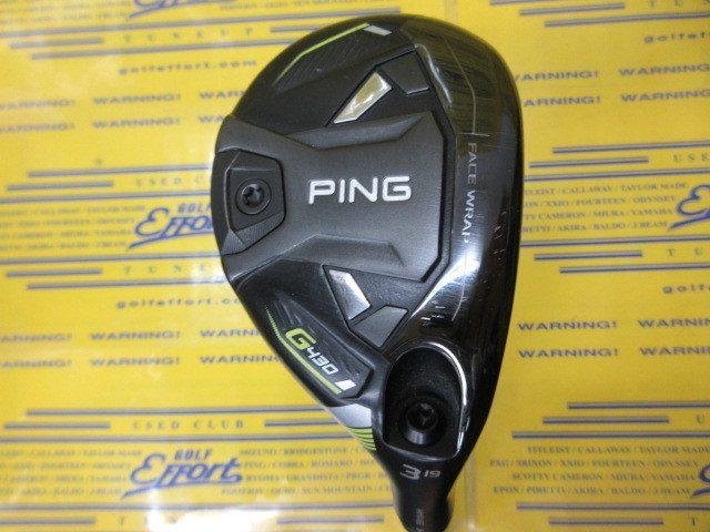 【最安値】 中古】PING アッタスMB-HY (19度) 3番ハイブリッド G430 クラブ