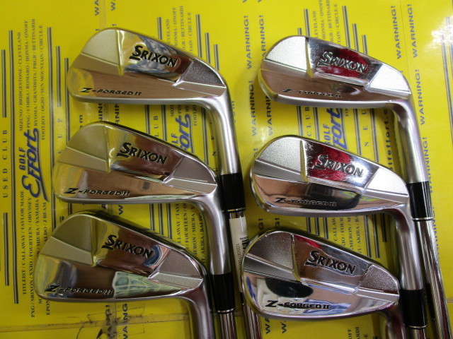 中古 Cランク （フレックスS） ダンロップ 仰々しく SRIXON Z-FORGED II 6S Dynamic Gold