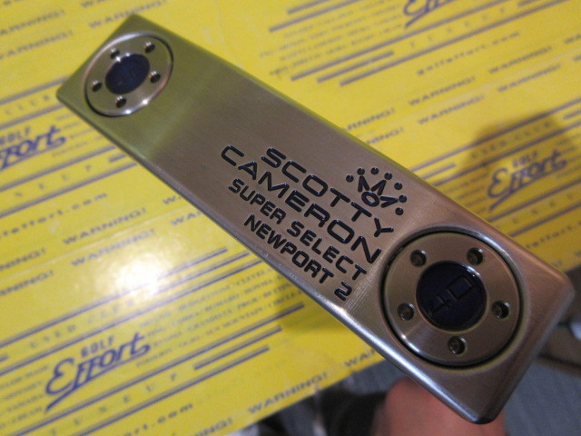 スコッティ キャメロン SUPER SELECT NEWPORT 2 CUSTOMの スコッティ キャメロン SUPER SELECT NEWPORT 2 CUSTOMの