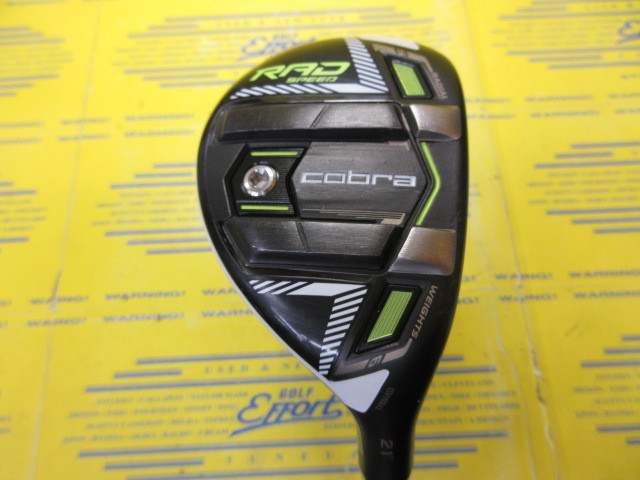 cobra コブラ RAD SPEED UT 21° 正規店購入品】コブラRADSPEED