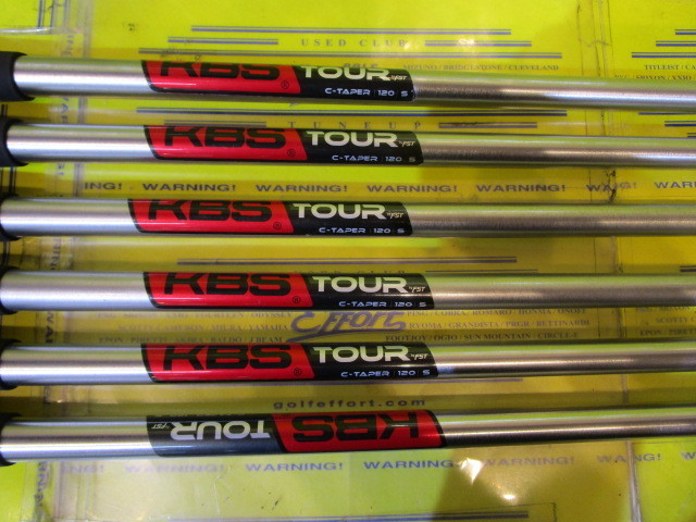 KBS C-Taper 120 S シャフト 6本セット KBS C-Taper 120 S シャフト 6