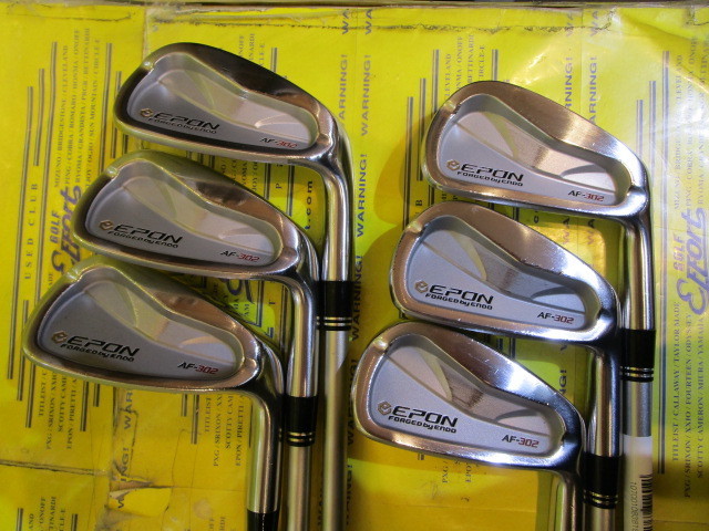 中古 エポンゴルフ EPON AF－302 アイアンセット 中古