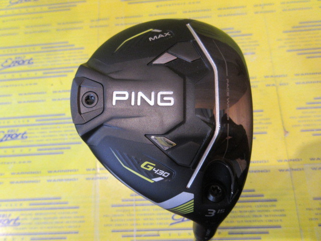 即決 中古 G430 MAX 盛ん フェアウェイ 7W PING TOUR 2.0 CHROME 75 21 S