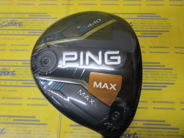 PING G440 MAX 7W(21度)中古品(美品) ピン（PING）（メンズ）G440 MAX フェアウェイウッド(7W ロフト