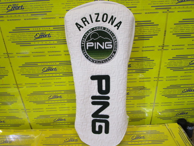 HC-N2501 Mr.PING STREET CASUAL HEADCOVER DR White/Green