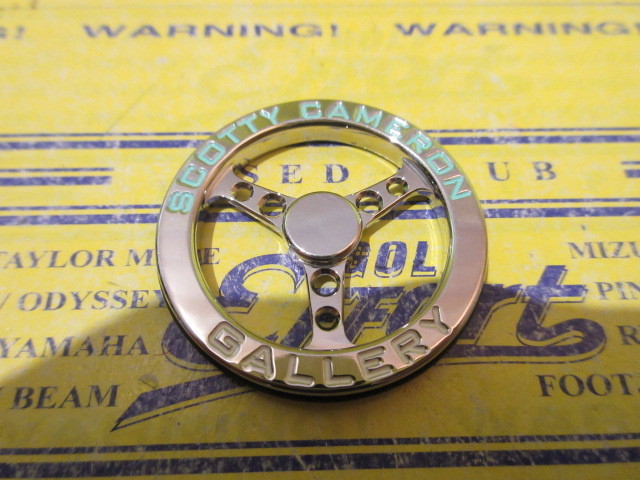 スコッティ キャメロン<br>CAMERON COIN STEERING WHEEL SINGLE ROUND