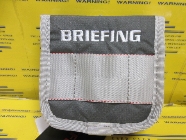 BRIEFING<br>MALLET PUTTER COVER CS BRG251G08 L.Gray