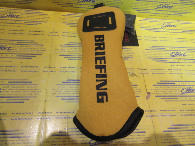BRIEFING<br>FAIRWAY WOOD COVER DL FD RIP BRG241G20 Mustard