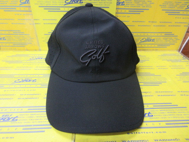 ウィメンズ パンチング キャップ Black