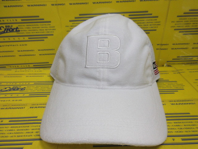 MS PILE INITIAL MESH CAP BRG251MB3 White