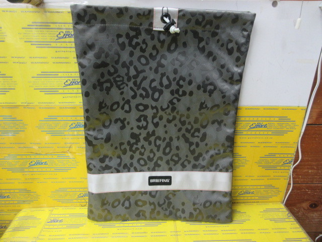 DRAWSTRING POUCH M LEOPARD JQ BRG251G33 Gray