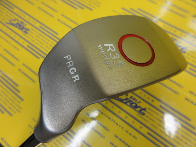 【中古】PRGR R35 wedge カバー付 中古】R35 Wedge(2010) ウェッジ スチールシャフト 35 WEDGE CD
