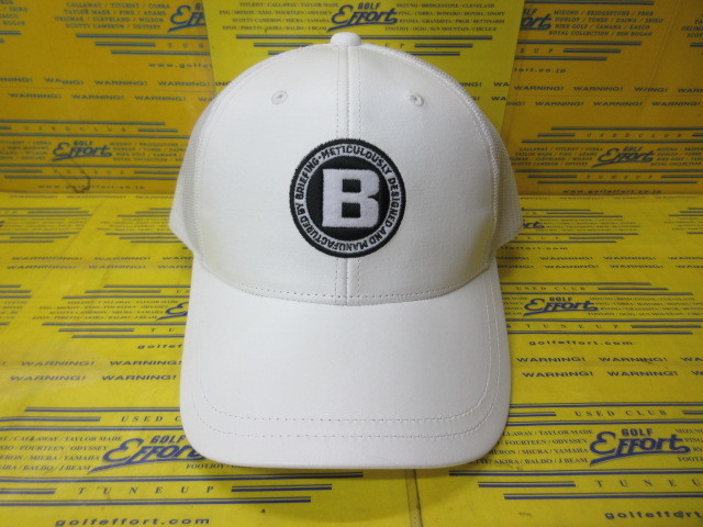 MS SUMMER SIDE MESH CAP BRG251MF00 White