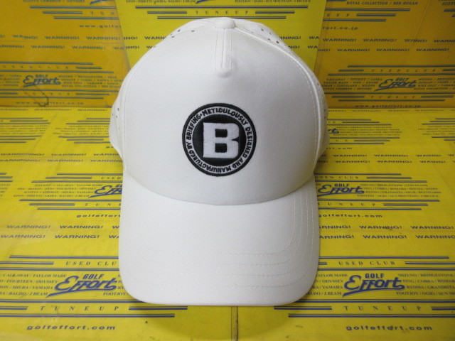 MS PUNCHING MESH CAP BRG251MC2 White