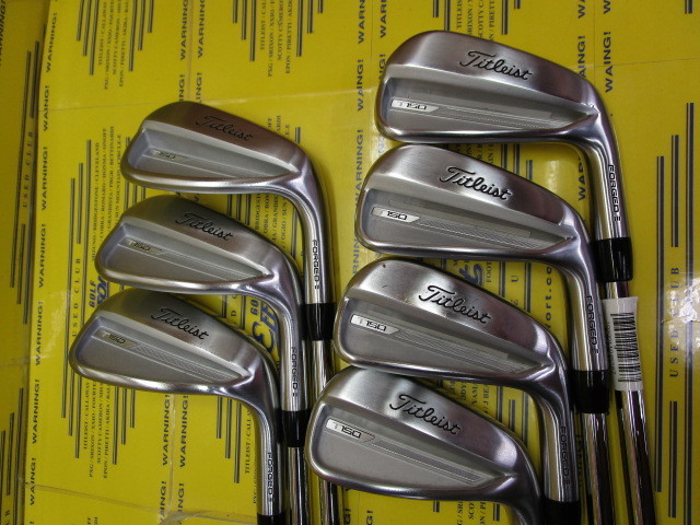 タイトリストT150 5-48° 7本セット Titleist タイトリスト T150 Black アイアン 7本セット（#5-P,W
