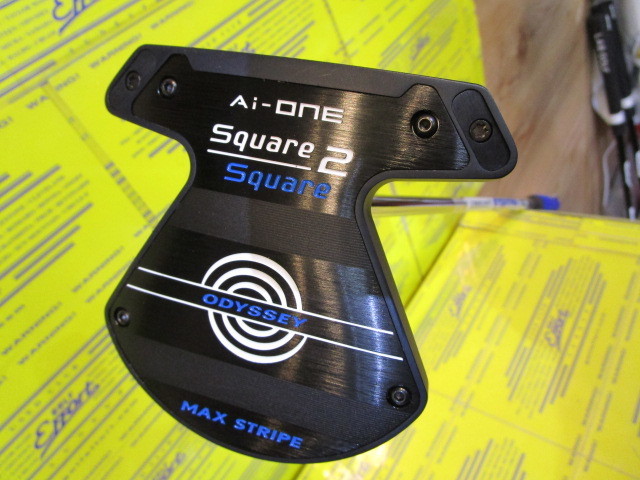 AI-ONE SQUARE 2 SQUARE MAX STRIPEパター 中古 Ai-ONE Square 2 Square MAX STRIPE パター(パター（単品