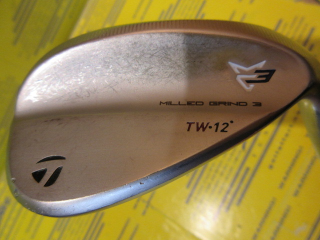 テーラーメイド<br>MILLED GRIND3 TW GRIND