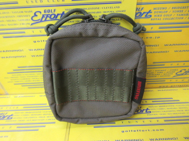 BRIEFING<br>MINI ROUND POUCH STD BRG253G27 Ranger Green