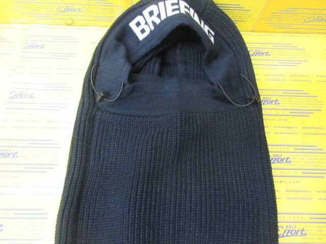 ブリーフィング ブリーフィング ニット帽 バイザー ブラック ゴルフ