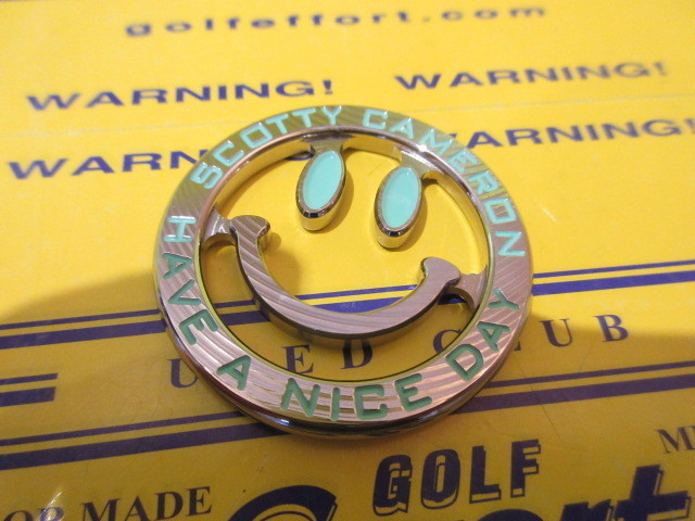 スコッティ キャメロン<br>CAMERON COIN SMILEY FACE