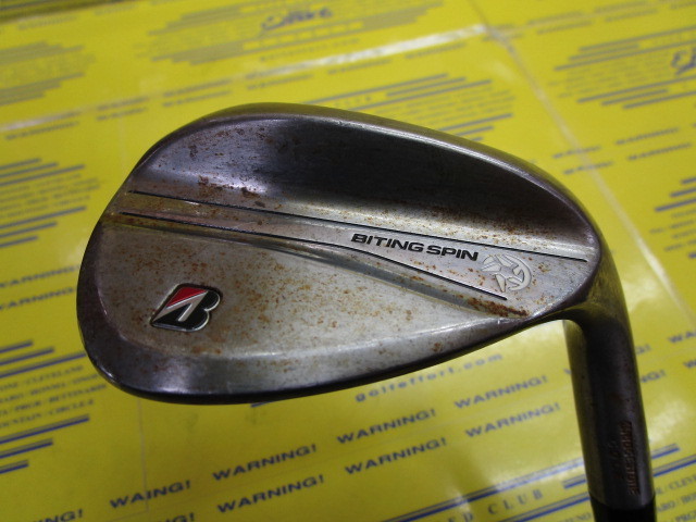 ウェッジ/ブリヂストン BITING SPIN(ノーメッキ)/フジクラ TRAVIL IRON