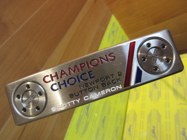 クラブ Newport 2+ Champions Choice Button Back スコッティキャメロン チャンピオンズ チョイス ボタンバック ニュー