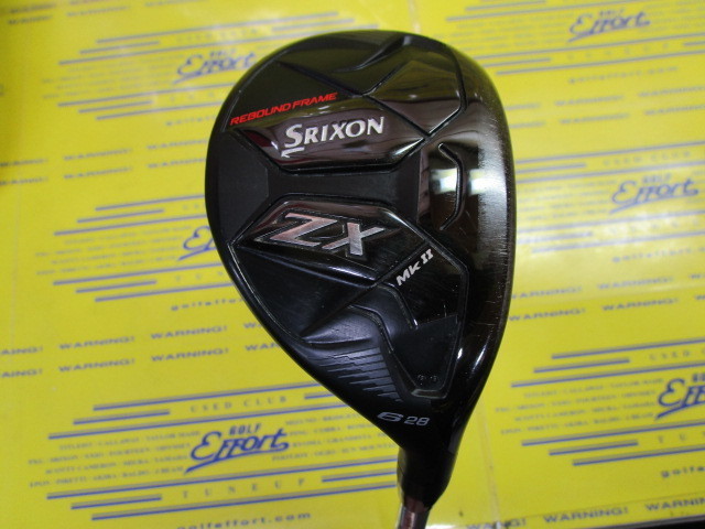 【プロフ必読・無言取引NG】タンジェリン ダンロップ SRIXON ZX MkⅡ HYBRIDのスペック詳細 | 中古ゴルフクラブ