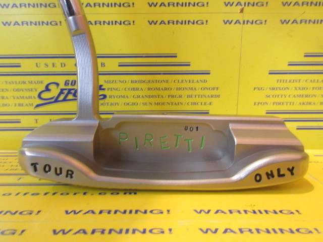 ピレッティ 801 Tour Only GSSのスペック詳細 | 中古ゴルフクラブ通販