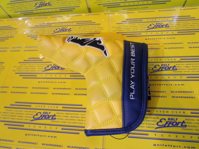HC-U2602 MR.PING Qulting Putter Cover Blade Yellow