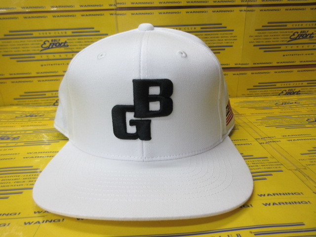 BRIEFING<br>MS BG LOGO FLAT VISOR CAP BRG261MA50 White