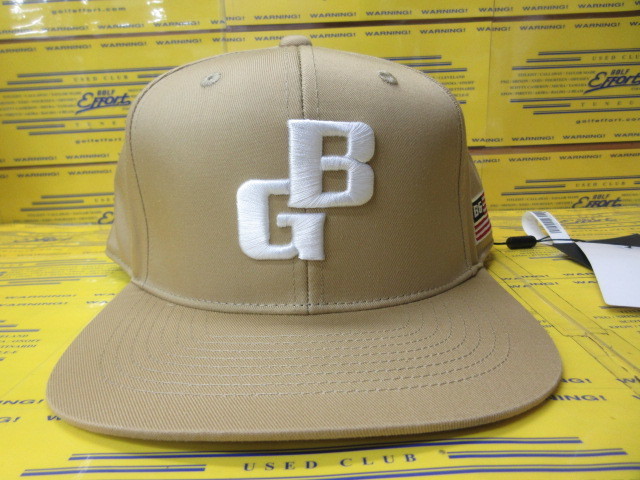 BRIEFING<br>MS BG LOGO FLAT VISOR CAP BRG261MA50 Beige