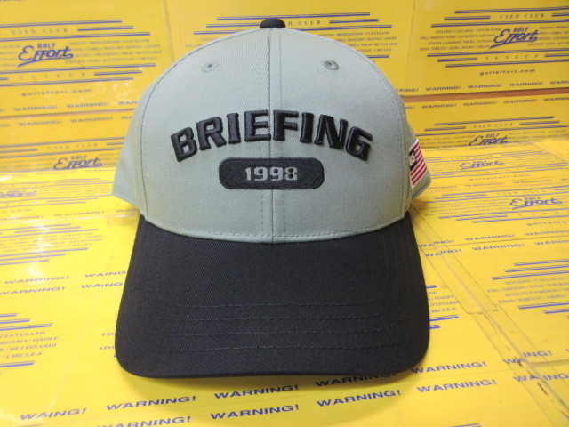 BRIEFING<br>MS COLLEGE LOGO CAP BRG261MA80 SageGreen