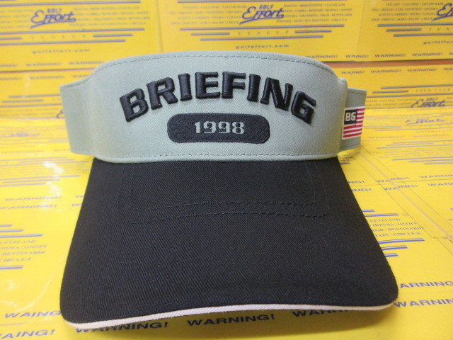 BRIEFING<br>MS COLLEGE LOGO VISOR BRG261MA90 SageGreen