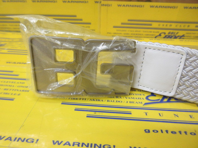MS BG BUCKLE MESH BELT M BRG261MD70 White